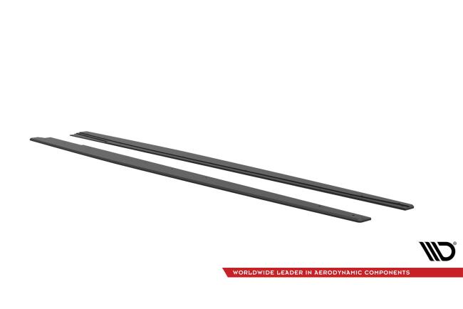 Maxton Design Street Pro Seitenschweller für Audi S3 / A3 S-Line Limousine 8V schwarz matt