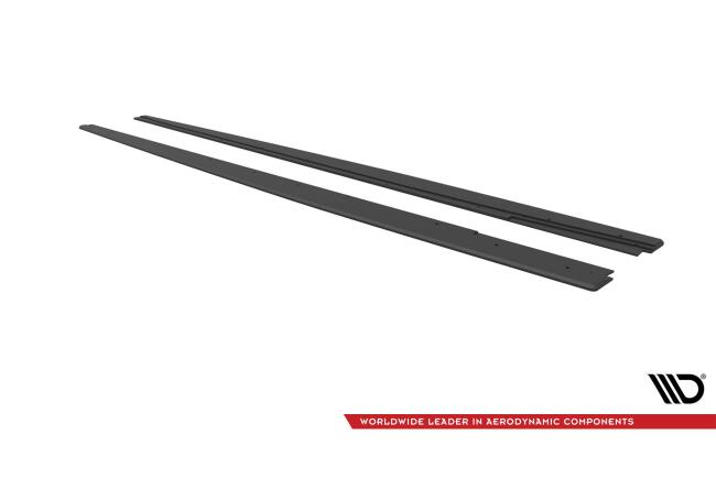 Maxton Design Street Pro Seitenschweller für Audi S3 / A3 S-Line Limousine 8V schwarz matt