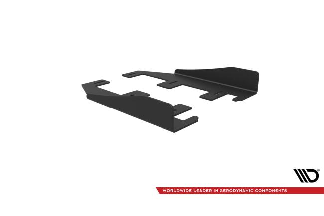 Maxton Design Seiten-Flaps für Audi S3 / A3 S-Line Limousine 8V schwarz Hochglanz
