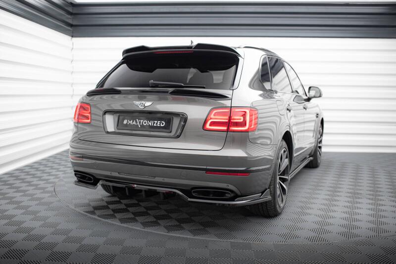 Maxton Design Heckdiffusor DTM Look für Bentley Bentayga Mk1 Hochglanz schwarz