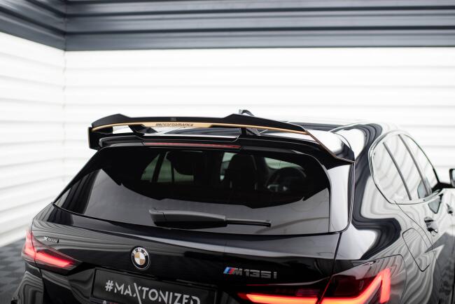Maxton Design Spoiler Lippe für BMW M135i M-Performance F40 schwarz Hochglanz