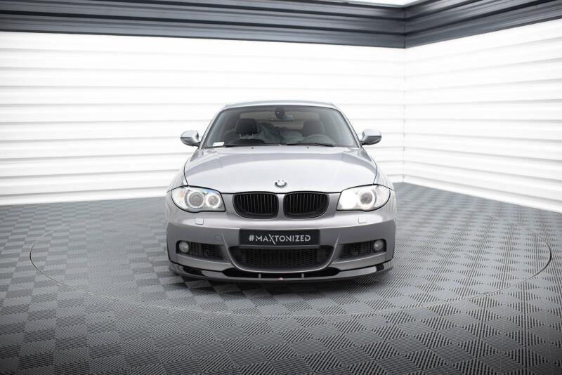 Maxton Design Frontlippe V.2 für BMW 1er M-Paket E82 Hochglanz schwarz