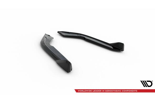 Maxton Design Diffusor Flaps V.5 für BMW 4er Coupe M-Paket F32  schwarz Hochglanz