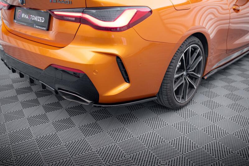 Maxton Design Diffusor Flaps V.1 für BMW M440I G22 Hochglanz schwarz