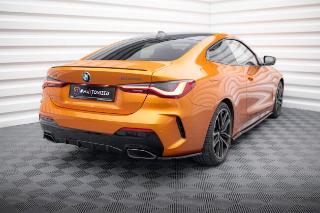 Maxton Design Diffusor Flaps V.1 für BMW M440I G22 Hochglanz schwarz