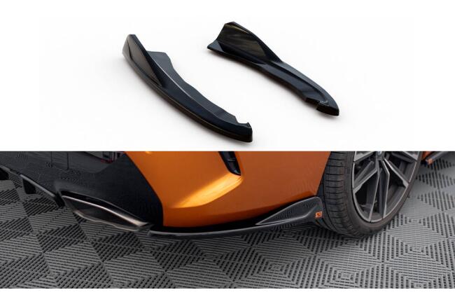 Maxton Design Diffusor Flaps V.2 für BMW M440I G22 schwarz Hochglanz