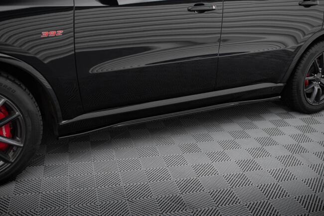 Maxton Design Seitenschweller für Dodge Durango SRT Mk3  schwarz Hochglanz