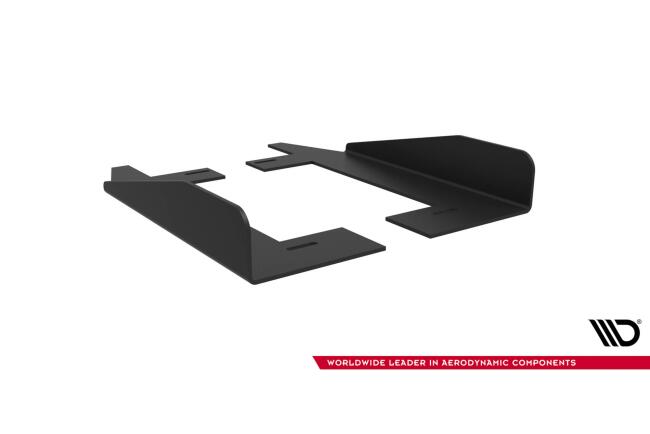 Maxton Design Seiten-Flaps für Ford Mustang GT Mk6 Hochglanz schwarz