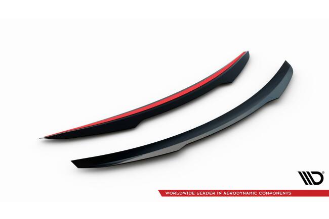 Maxton Design Spoiler Lippe für Maserati Granturismo S Mk1 schwarz Hochglanz