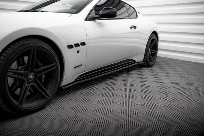 Maxton Design Seitenschweller für Maserati Granturismo S Mk1 Hochglanz schwarz