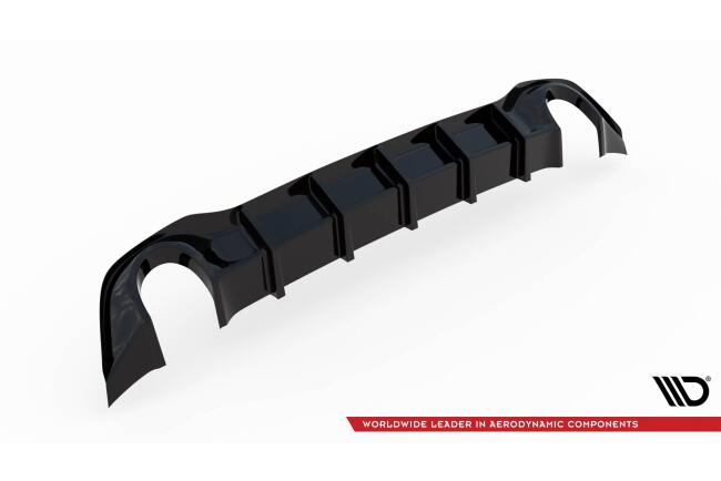 Maxton Design Heckdiffusor V.3 für VW Golf 8 GTI / GTD / GTE / R-Line Hochglanz schwarz