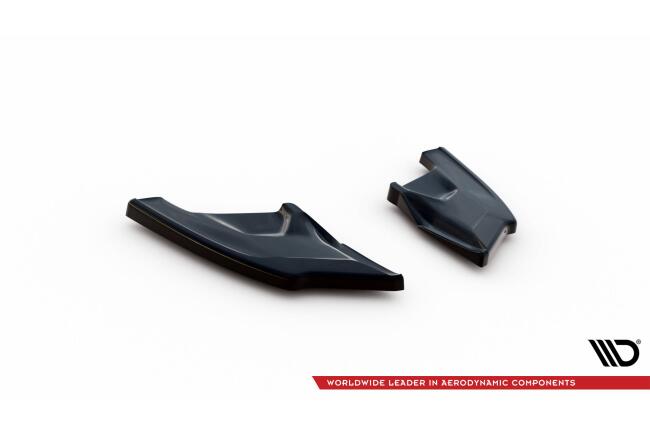 Maxton Design Diffusor Flaps V.3 für Volkswagen Golf GTI Mk8 Hochglanz schwarz