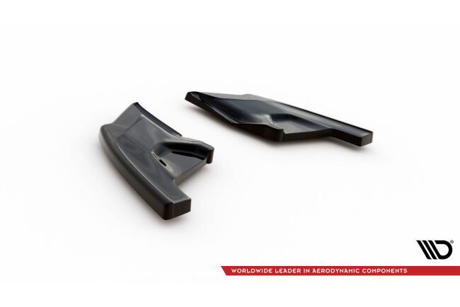 Maxton Design Diffusor Flaps V.3 für Volkswagen Golf GTI Mk8 schwarz Hochglanz