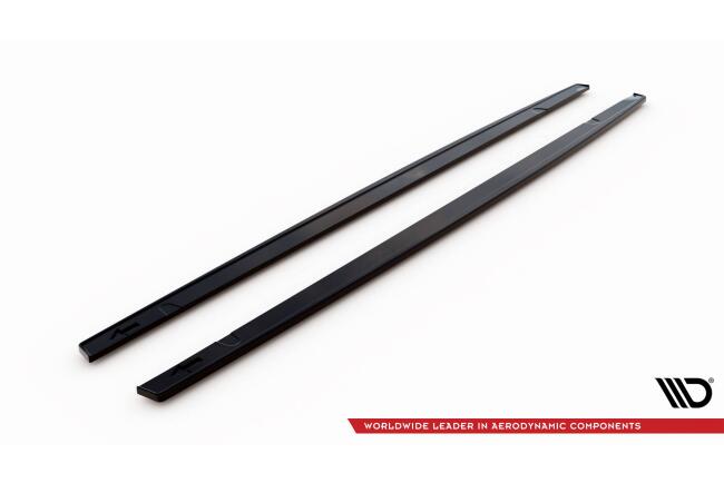 Maxton Design Seitenschweller (Paar) für VW Golf 8 GTI / GTI Clubsport / R-Line Hochglanz schwarz