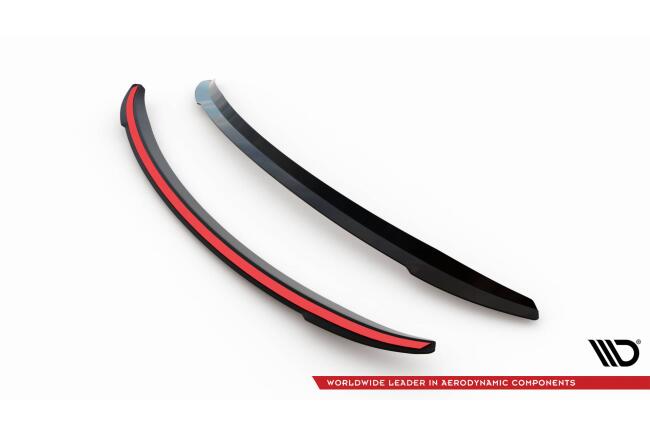 Maxton Design Verlängerung der Motorhaube für Volkswagen Golf 8 Hochglanz schwarz