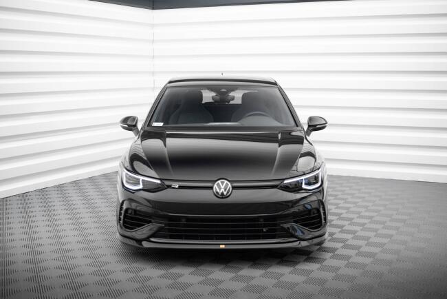 Maxton Design Verlängerung der Motorhaube für Volkswagen Golf Mk8 schwarz Hochglanz