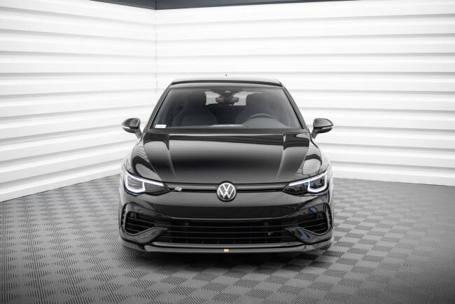 Maxton Design Verlängerung der Motorhaube für Volkswagen Golf 8 Hochglanz schwarz