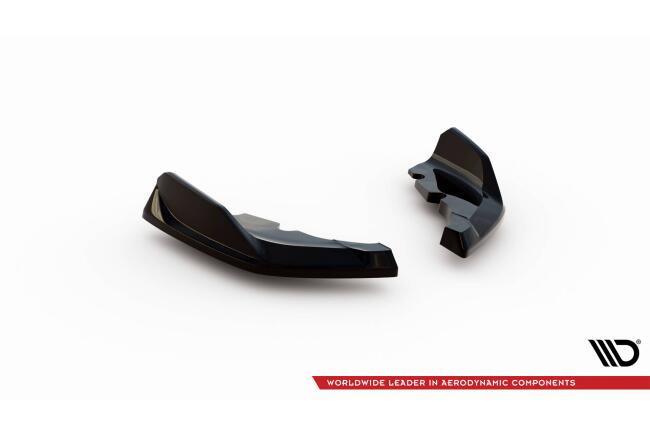 Maxton Design Diffusor Flaps V.9 für BMW 1er M-Paket / M135i F40 schwarz Hochglanz