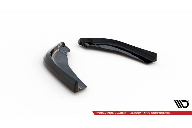 Maxton Design Diffusor Flaps V.11 für BMW 1er M-Paket / M135i F40 schwarz Hochglanz