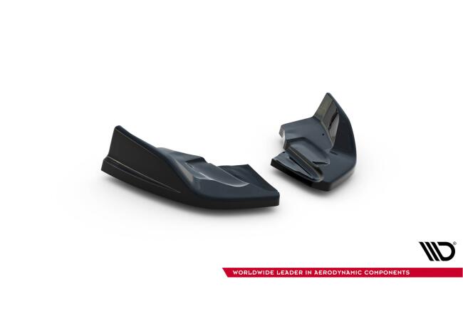 Maxton Design Diffusor Flaps V.2 für Ford Fiesta ST Mk7 Facelift schwarz Hochglanz