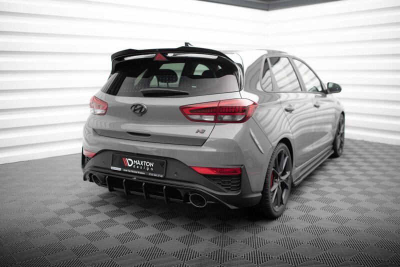 Maxton Design Heckdiffusor für Hyundai I30 N Hatchback Mk3 Facelift Hochglanz schwarz