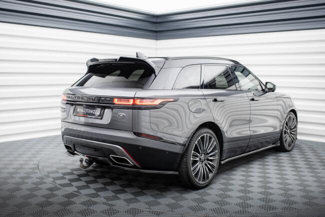 Maxton Design mittlerer Heckdiffusor DTM Look für Land Rover Range Rover Velar R-Dynamic Mk1 Hochglanz schwarz