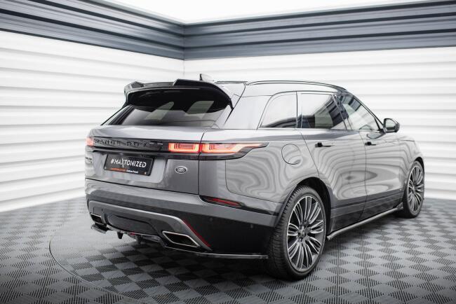 Maxton Design mittlerer Heckdiffusor DTM Look für Land Rover Range Rover Velar R-Dynamic Mk1 Hochglanz schwarz