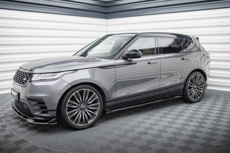 Maxton Design Seitenschweller für Land Rover Range Rover Velar R-Dynamic Mk1 Hochglanz schwarz