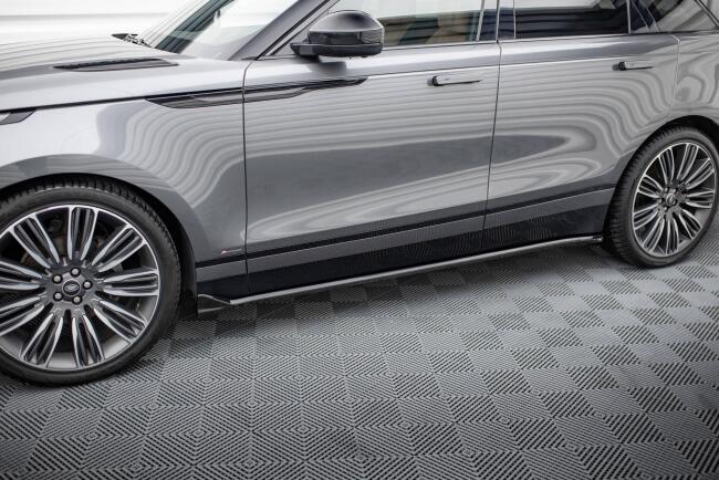 Maxton Design Seitenschweller für Land Rover Range Rover Velar R-Dynamic Mk1 Hochglanz schwarz