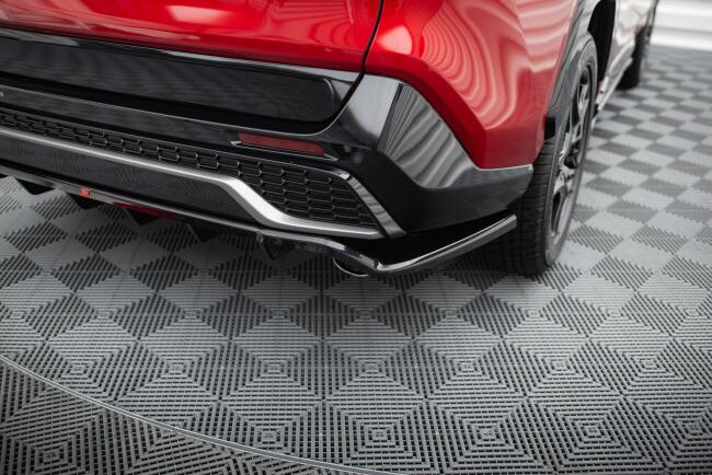 Maxton Design mittlerer Heckdiffusor DTM Look für Toyota RAV4 GR Sport Mk5 schwarz Hochglanz