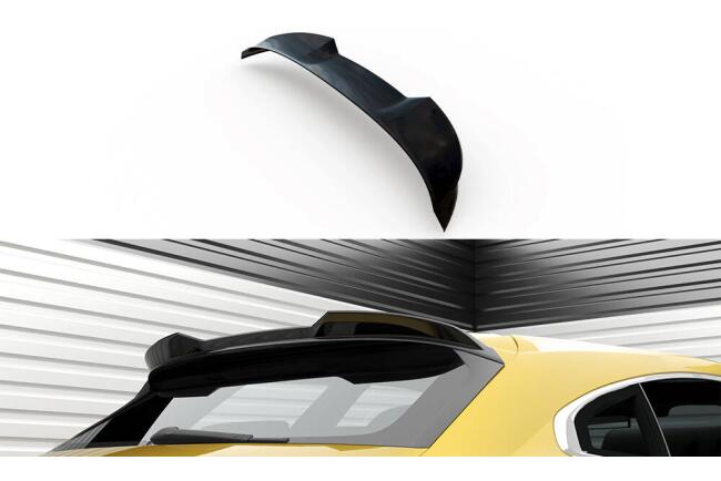 Maxton Design 3D Spoiler Lippe für Volkswagen Arteon Shooting Brake R-Line Mk1 Facelift schwarz Hochglanz