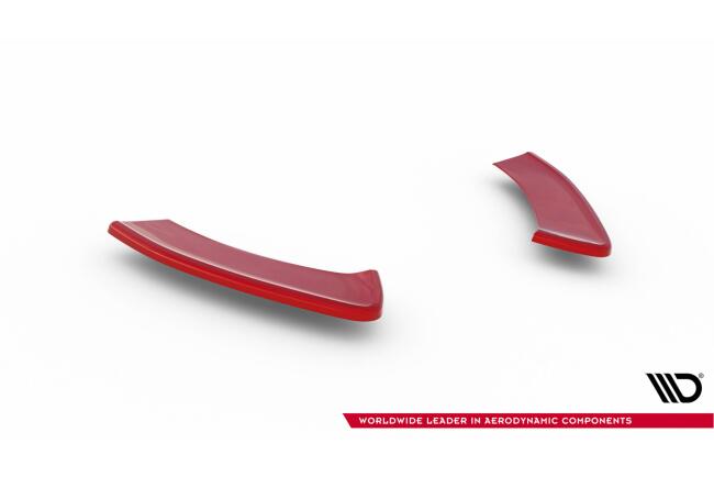 Maxton Design Diffusor Flaps V.2 für Volkswagen Golf GTI Mk7 Facelift Rot
