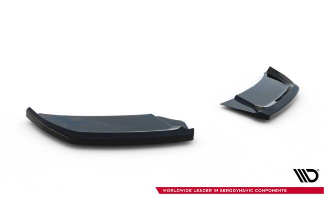 Maxton Design Diffusor Flaps V.2 für Audi A1 S-Line GB schwarz Hochglanz