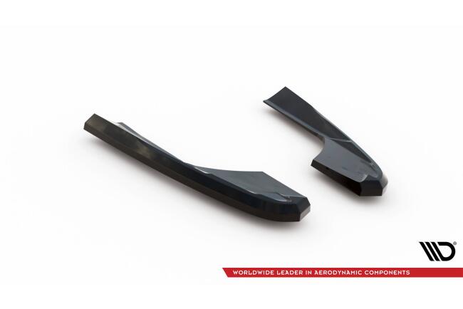 Maxton Design Diffusor Flaps V.2 für Audi RS3 Limousine 8V Facelift Hochglanz schwarz