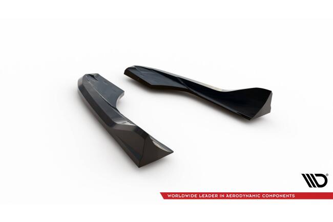 Maxton Design Diffusor Flaps V.3 für Audi RS3 Limousine 8V Facelift Hochglanz schwarz