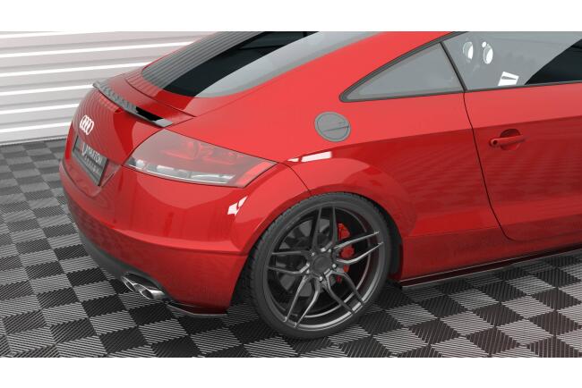 Maxton Design Heckspoiler Lippe für Audi TT 8J Hochglanz schwarz