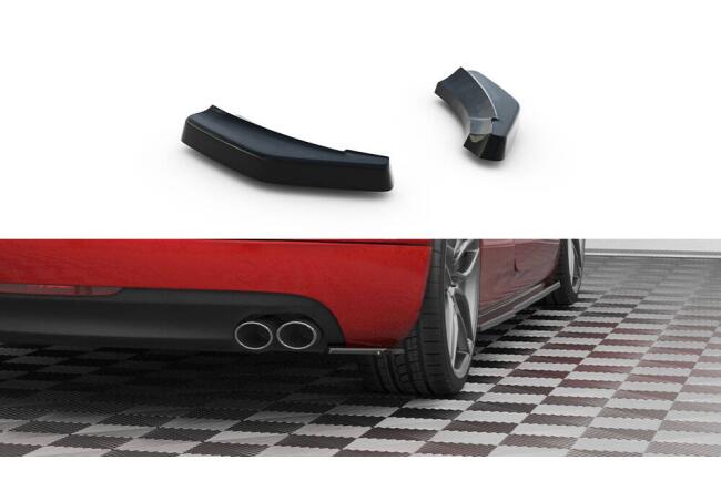 Maxton Design Diffusor Flaps für Audi TT 3.2 VR6 8J schwarz Hochglanz