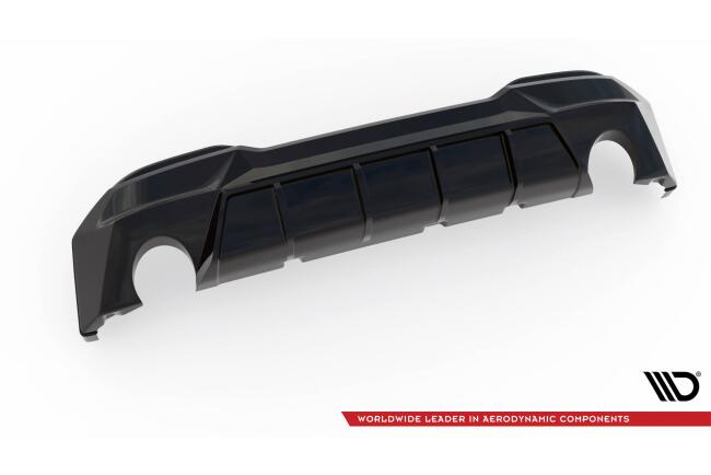Maxton Design Heckdiffusor für BMW 2 G42 Hochglanz schwarz