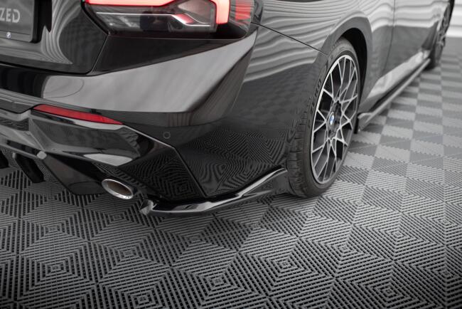 Maxton Design Diffusor Flaps V.4 für BMW 2 G42 schwarz Hochglanz