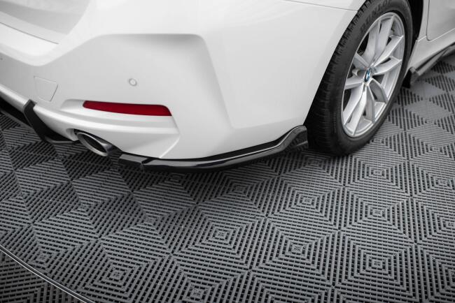 Maxton Design Diffusor Flaps für BMW 3er Limousine / Touring G20 / G21 Facelift schwarz Hochglanz
