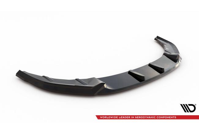 Maxton Design Frontlippe V.1 für BMW 5er / I5 M-Paket G60 / G61 Hochglanz schwarz