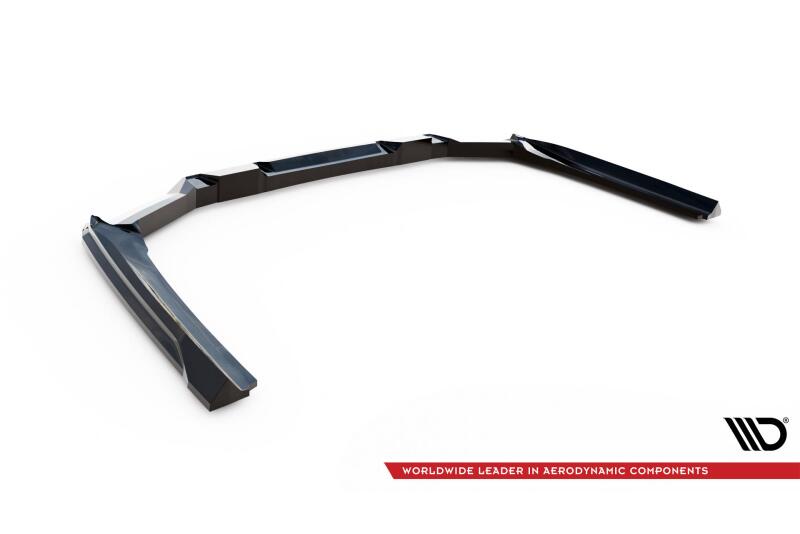 Maxton Design mittlerer Heckdiffusor für V.1 BMW 5er / I5 M-Paket G60 / G61 Hochglanz schwarz