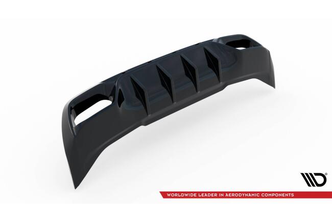 Maxton Design Heckdiffusor für Cupra Leon Hatchback Mk1 schwarz Hochglanz