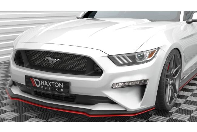 Maxton Design Frontlippe V.2 für Ford Mustang Mk6...