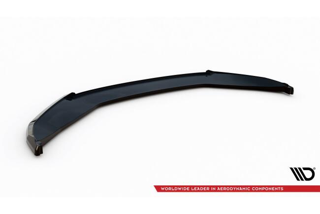 Maxton Design Frontlippe V.1 für Skoda Kodiaq Sportline Mk1 Facelift schwarz Hochglanz