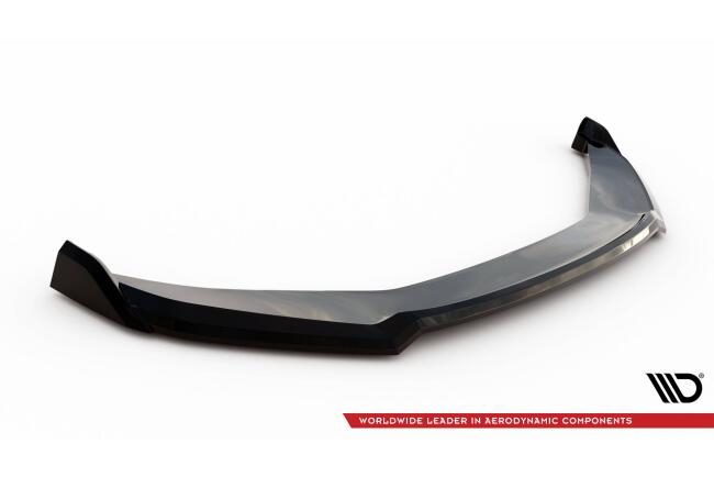 Maxton Design Frontlippe V.2 für Skoda Kodiaq Sportline Mk1 Facelift schwarz Hochglanz