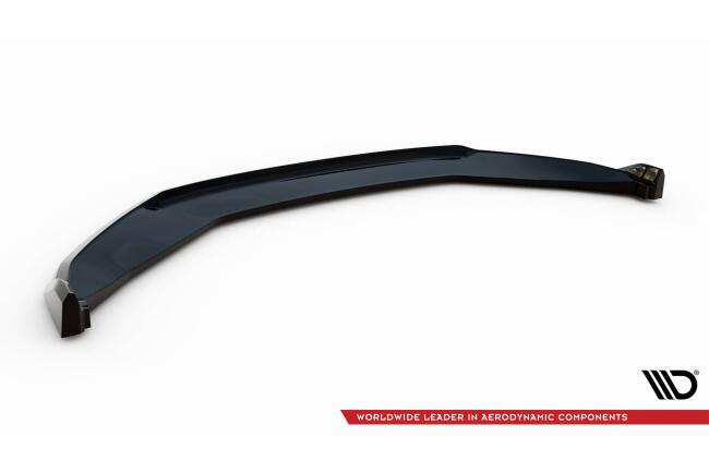Maxton Design Frontlippe V.2 für Skoda Kodiaq Sportline Mk1 Facelift schwarz Hochglanz