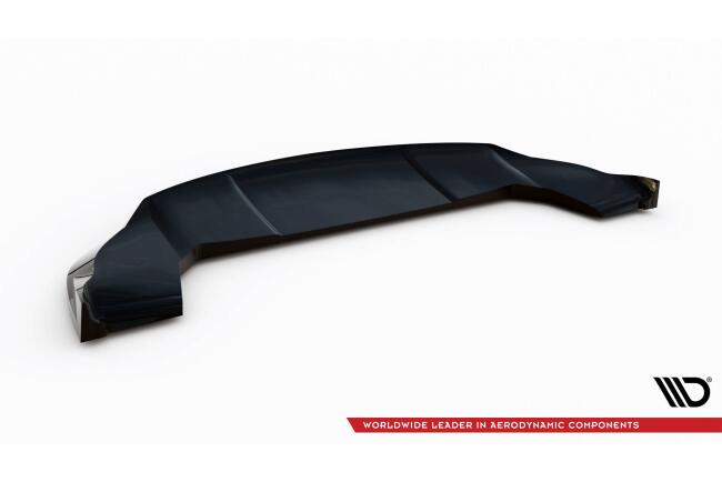 Maxton Design Frontlippe V.1 für Tesla Model X Mk1 Facelift schwarz Hochglanz