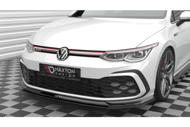 Maxton Design Frontlippe V.6 für Volkswagen Golf GTI Mk8 schwarz Hochglanz