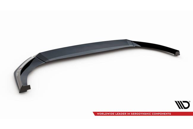 Maxton Design Frontlippe V.6 für Volkswagen Golf GTI Mk8 schwarz Hochglanz